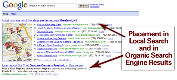 Local Splash Can Help Improve Placement in Local and Organic Search Results